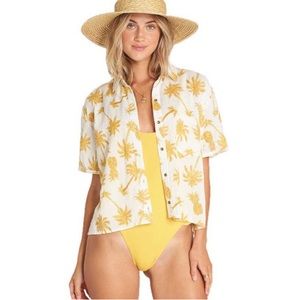 Billabong Cropped Button Up Shirt